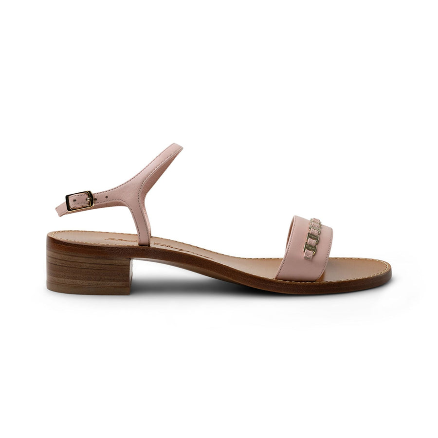 Ferragamo Leather sandal in beige