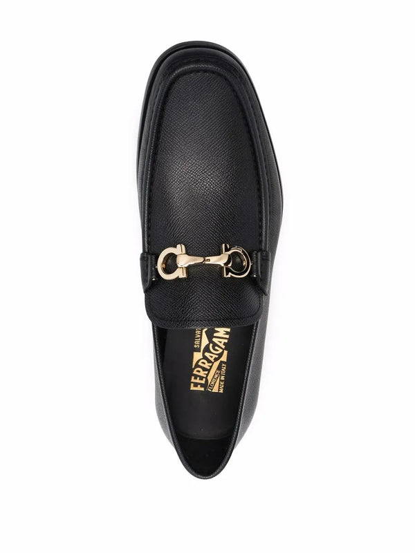 Ferragamo Leather loafer in black
