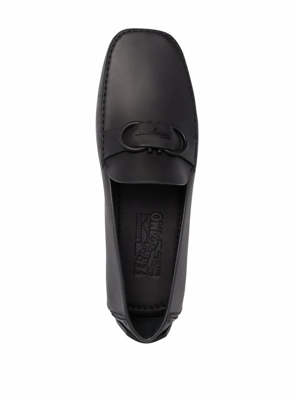 Ferragamo Leather loafer in black