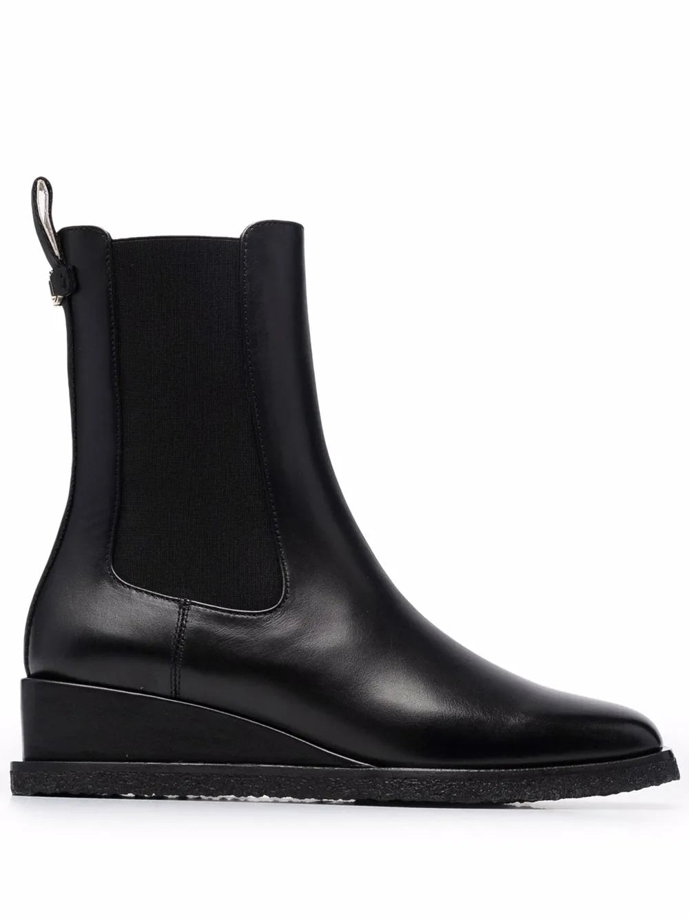 Salvatore Ferragamo WYATT サイドゴアブーツ Ferragamo Wyatt Ankle Boot — Black