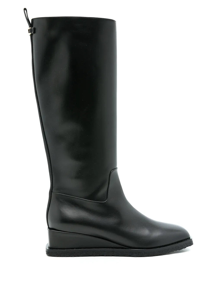 Ferragamo Calf leather boot in black