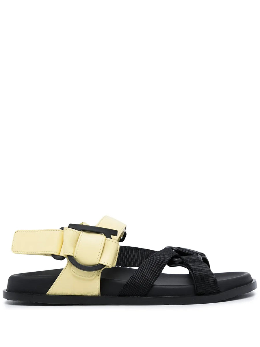 Ferragamo Leather sandal in yellow