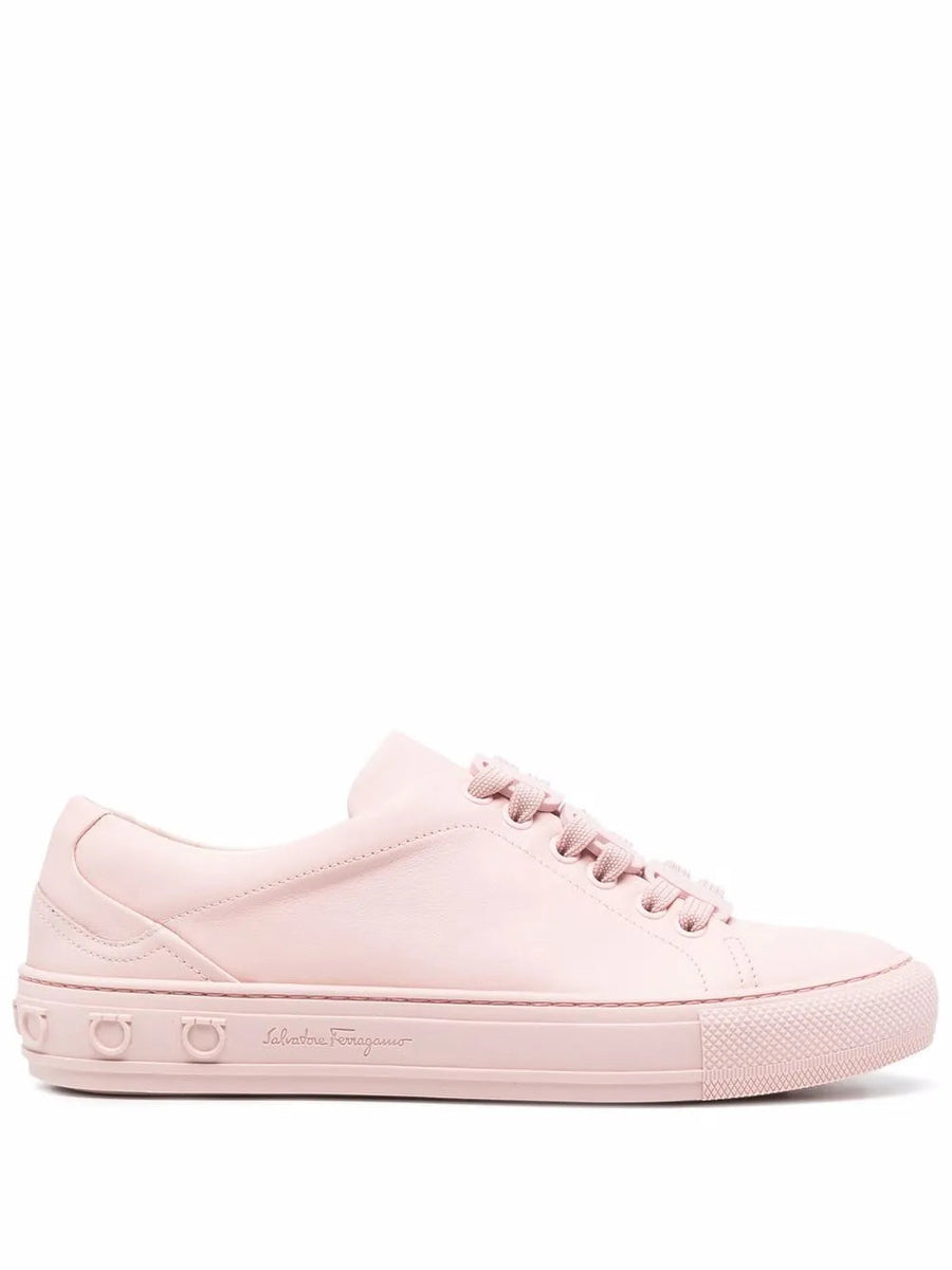 Ferragamo Calf leather sneaker in pink