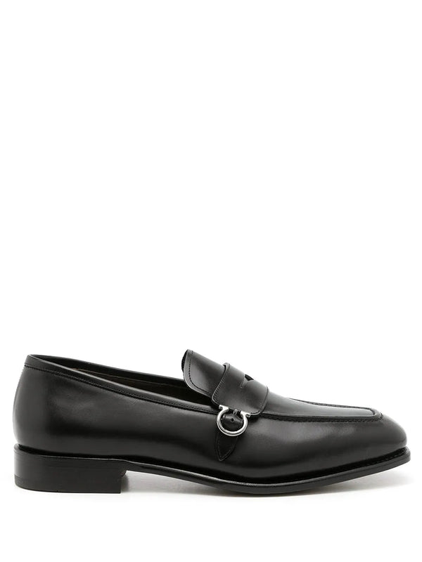 Ferragamo Leather loafer in black