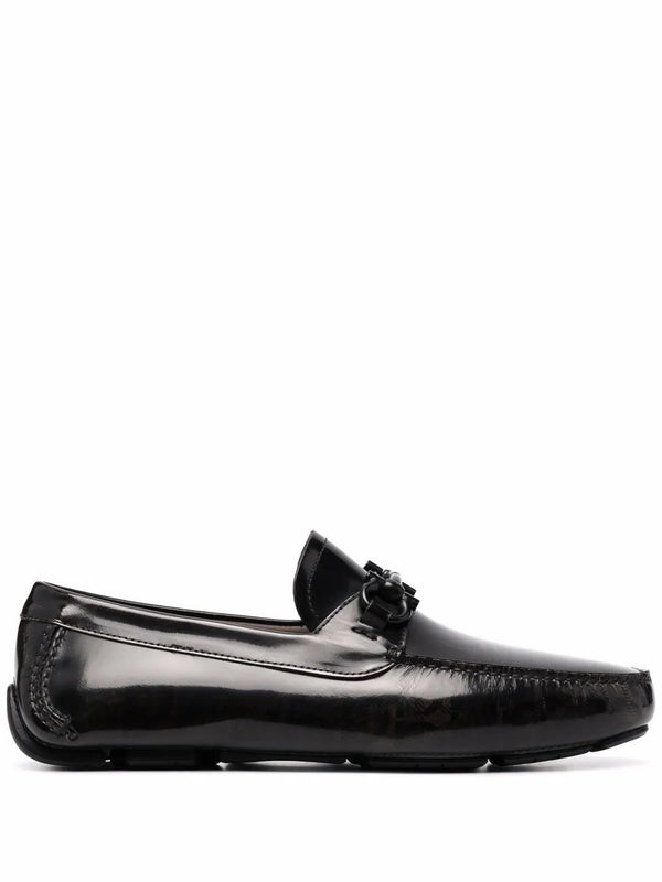 Ferragamo Leather loafer in black