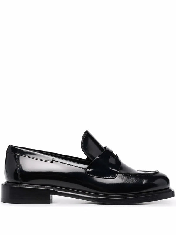 Ferragamo Patent leather loafer in black