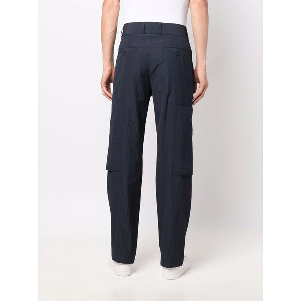 Ferragamo Cotton cargo pants in navy