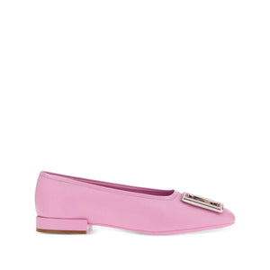 Ferragamo Leather upper flat in pink