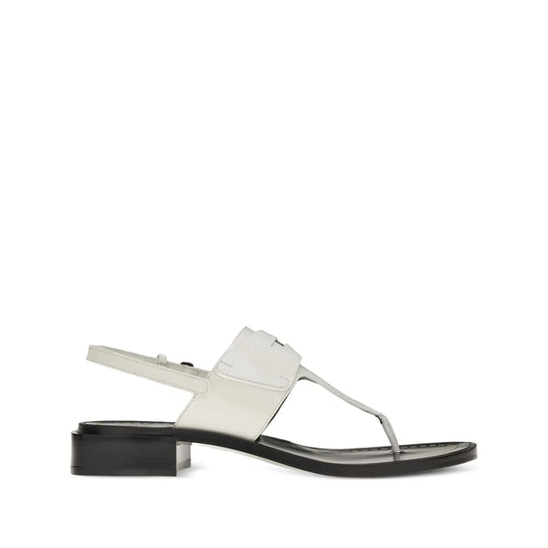 Ferragamo Calf leather upper sandal in white