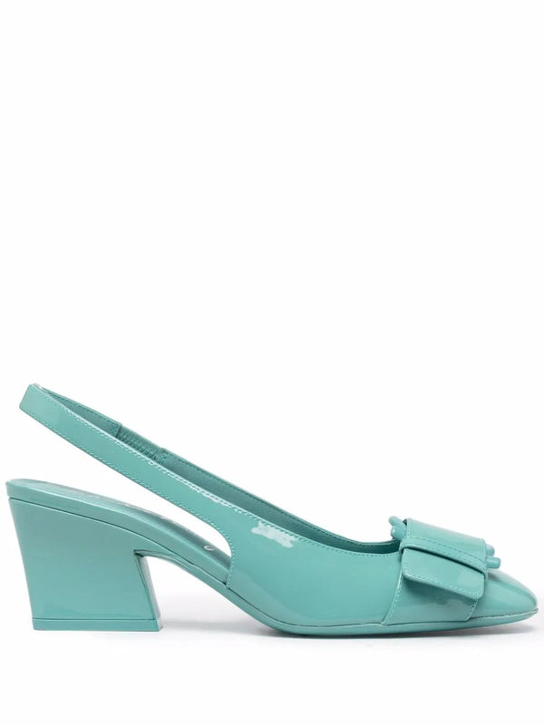 Ferragamo slingback heel in blue