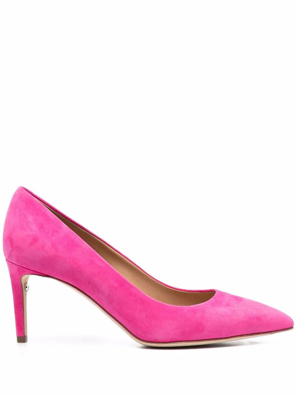 Ferragamo Suede pump in pink