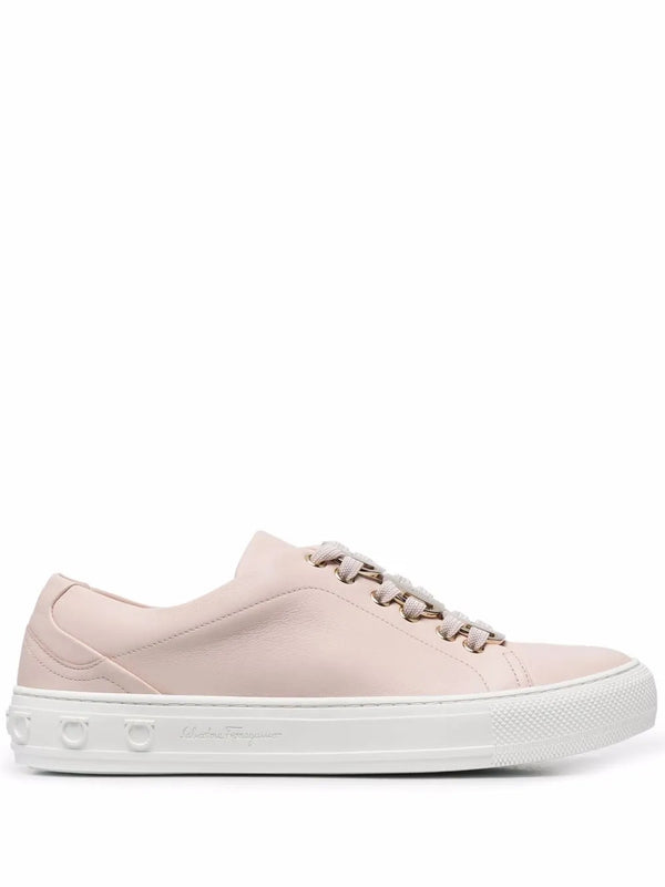 Ferragamo Leather sneaker in pink