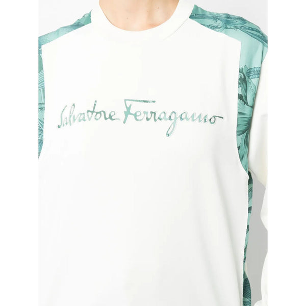 Ferragamo sweatshirt in white