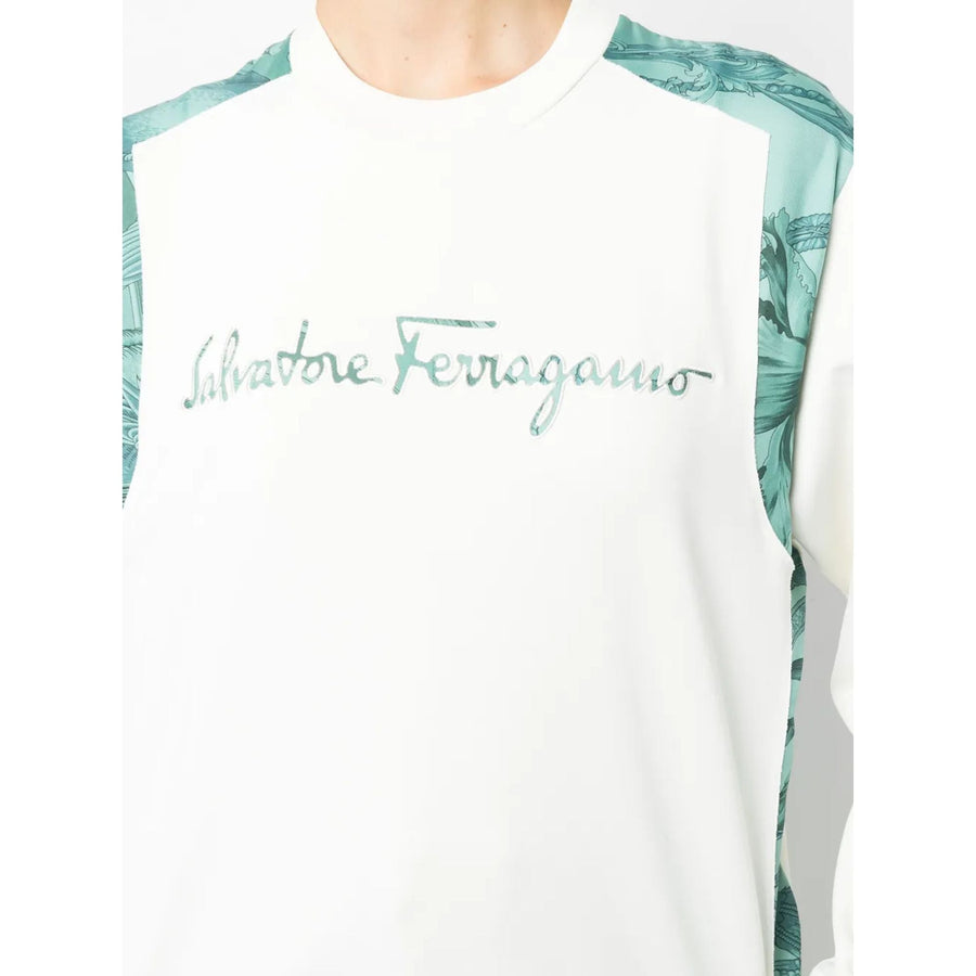 Ferragamo sweatshirt in white