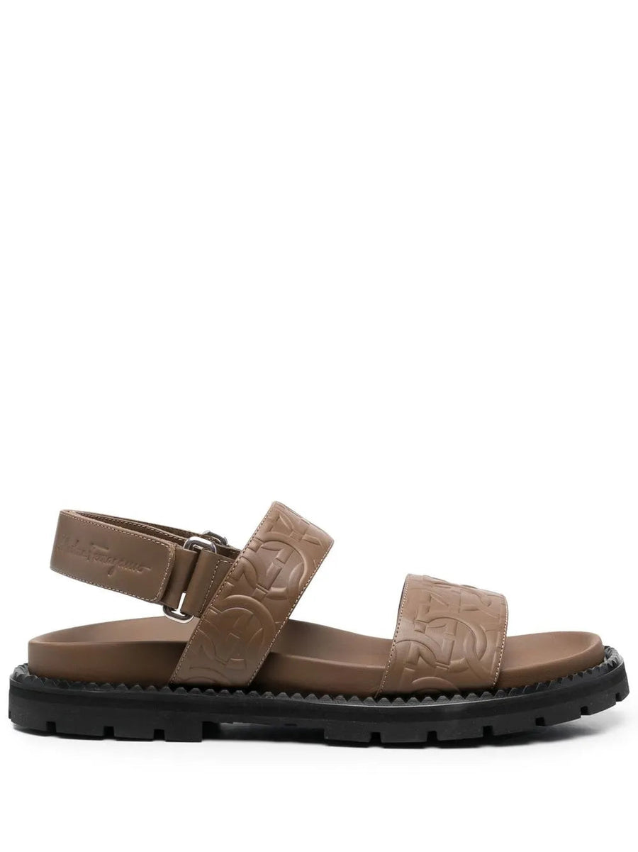 Ferragamo Calf leather sandals in brown