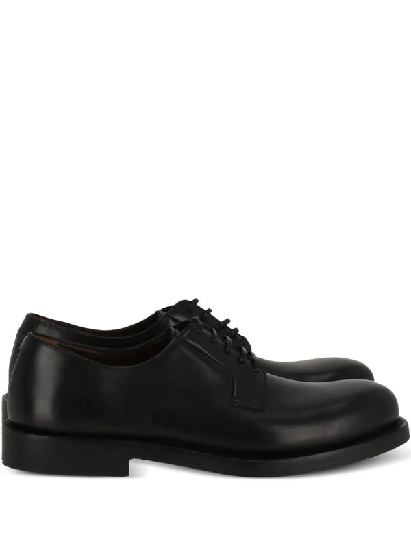 Ferragamo Smooth leather derby in black