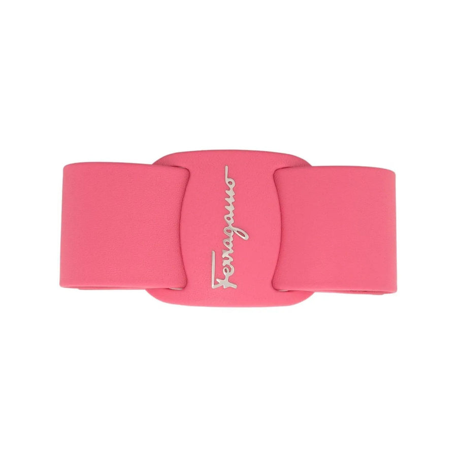 Ferragamo Neoprene hair clip in pink