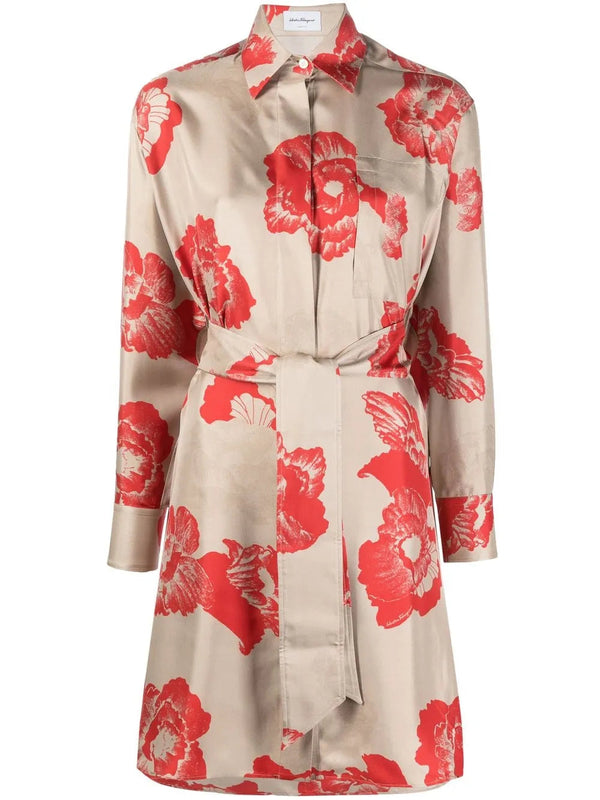 Ferragamo Cotton shirt in beige
