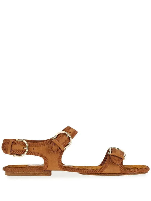 Ferragamo Calf leather sandals in brown
