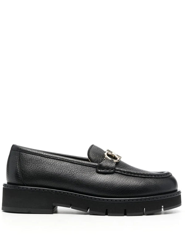 Ferragamo Calf leather loafer in black