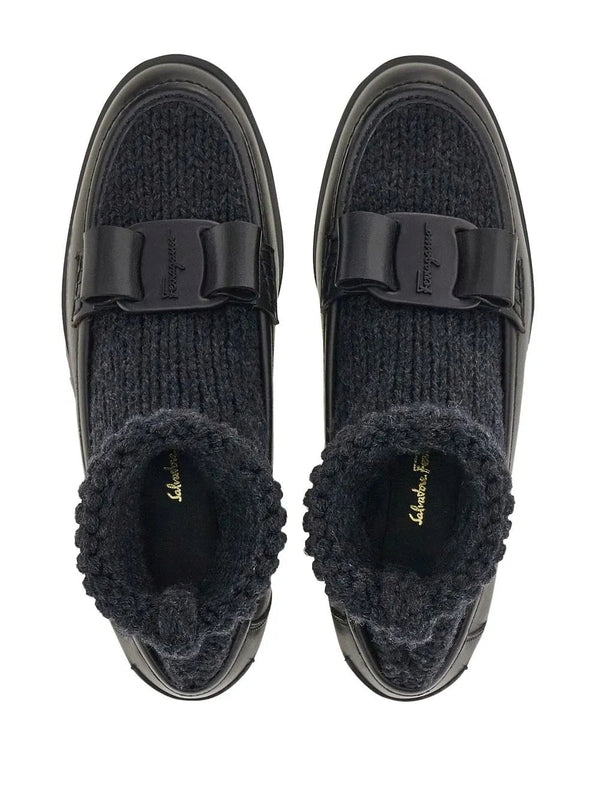 Ferragamo Calf leather loafer in black