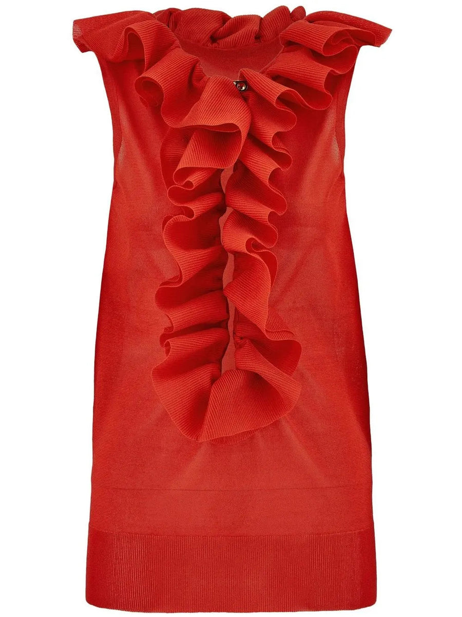 Ferragamo tank top in red