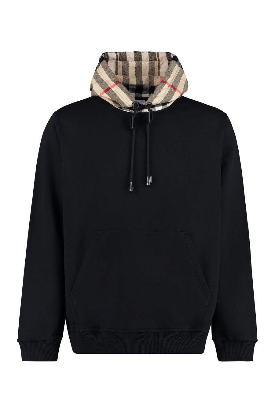 Burberry Cotton Hoodie Black Jumpers