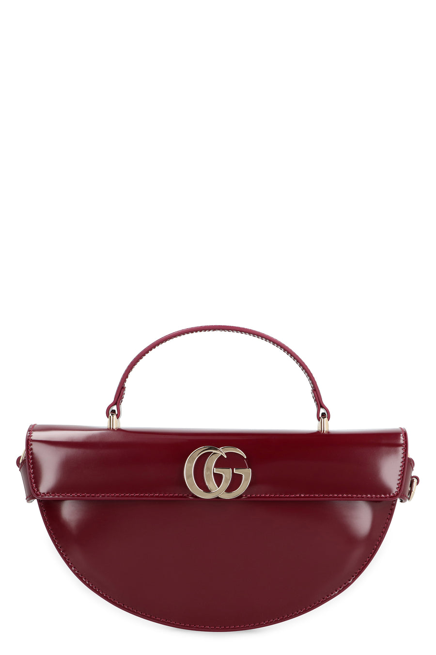 Calfskin Handbag Rosso Ancora Calf Leather Handbags