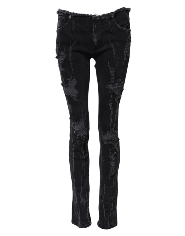 Dolce & Gabbana 100% Cotton jeans in black
