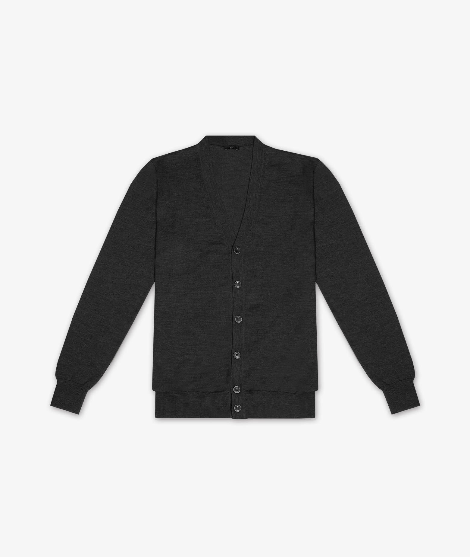 Cashmere And Silk Cardigan Ulaan Black V Neck