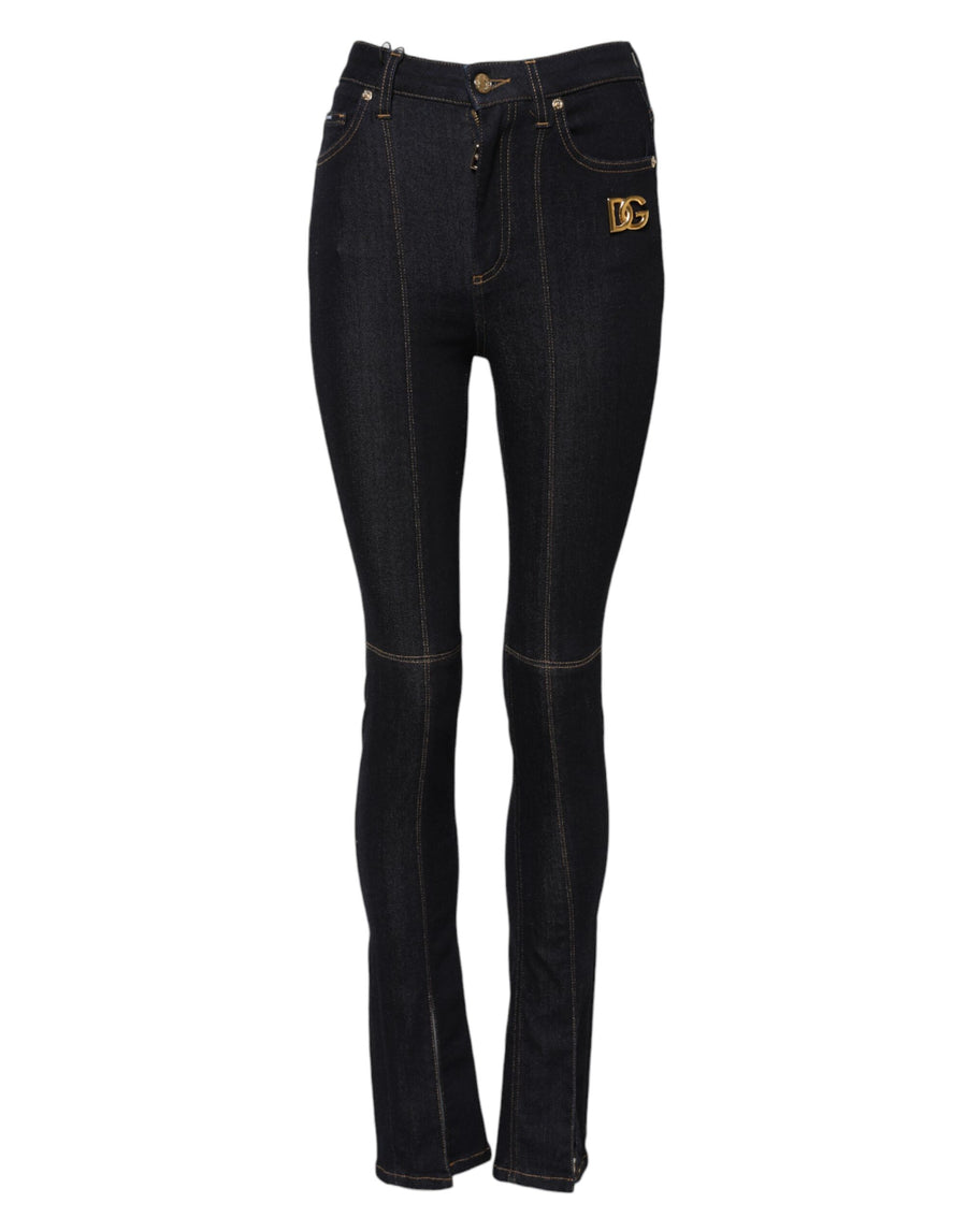 Dolce & Gabbana 44% Cotton 42% Lyocell 12% Polyester 2% Elastane jeans in navy