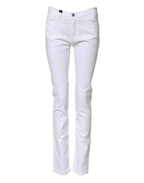 Dolce & Gabbana 98% Cotton jeans in white