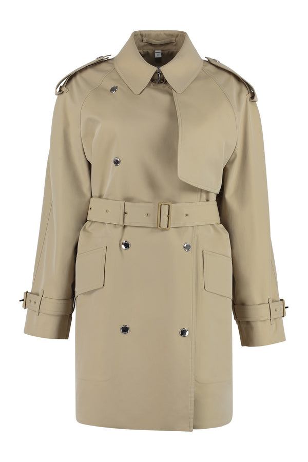 Trench Coat Beige Polyester & Raincoats