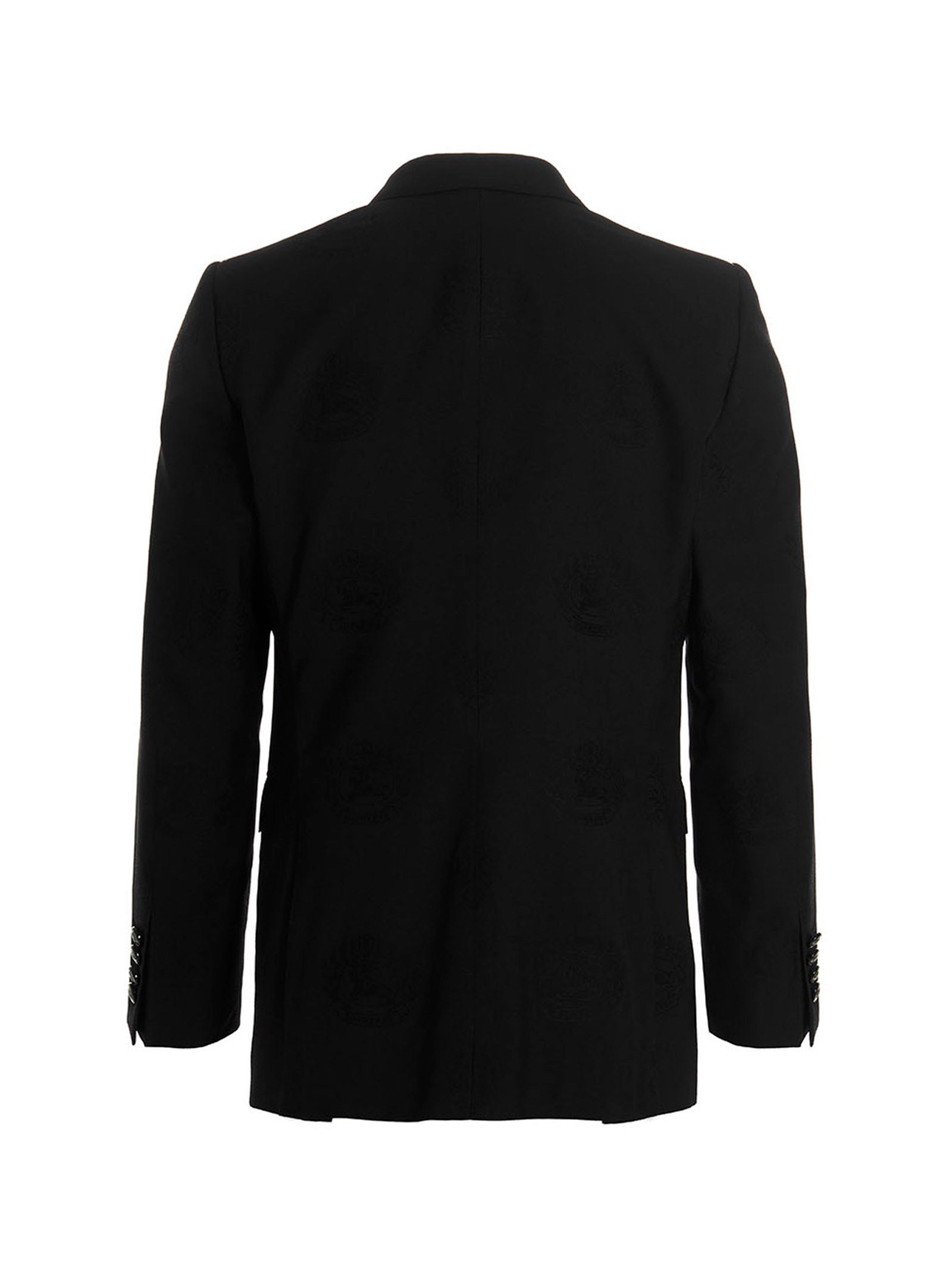 Edinburgh Blazer Black Virgin Wool Cotton