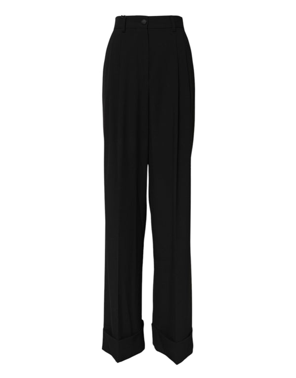 Dolce & Gabbana 99% Virgin Wool trousers in black