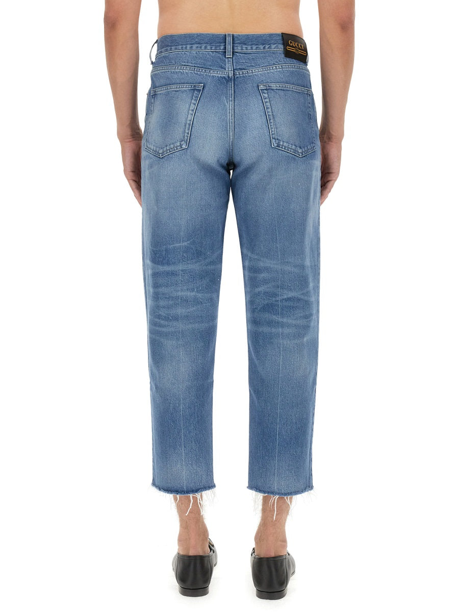 Jeans Carrot Fit Denim Cotton