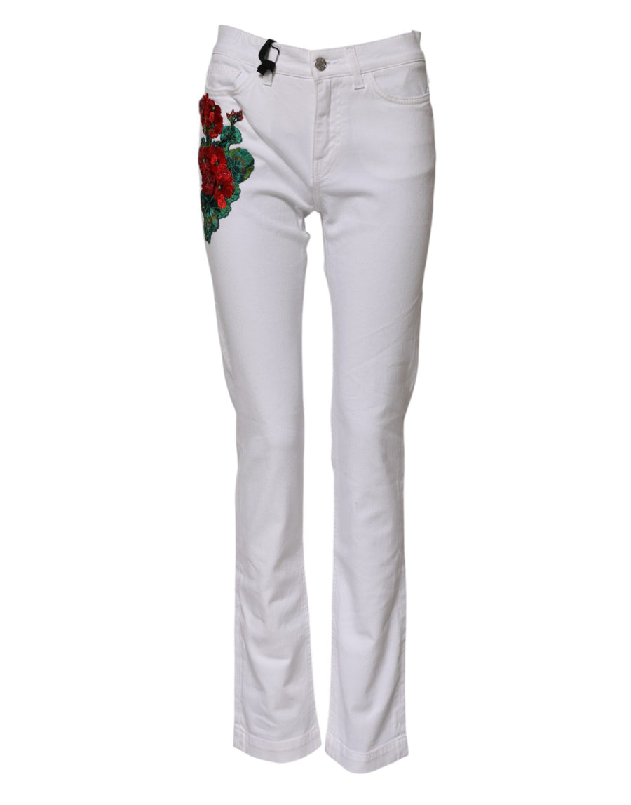 Dolce & Gabbana 98% Cotton jeans in white