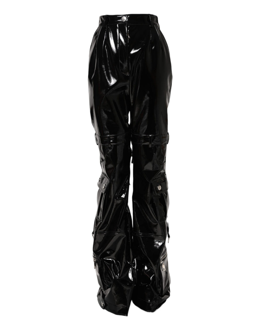 Dolce & Gabbana 80% Polyester 12% Polyurethane 8% Elastane cargo pants in black