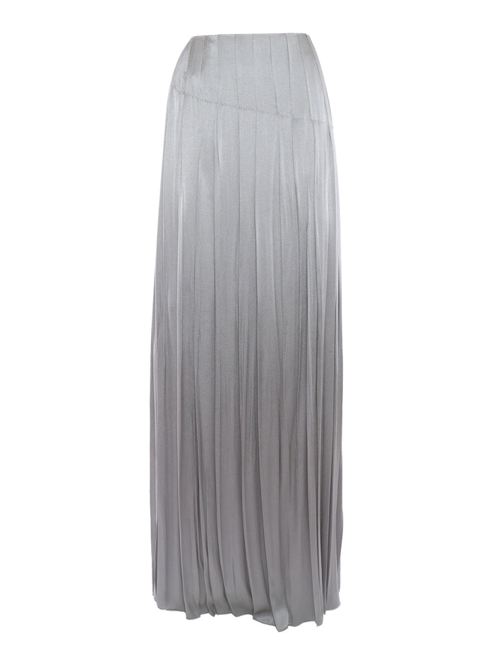 Skirt Grey Acrylic Silk