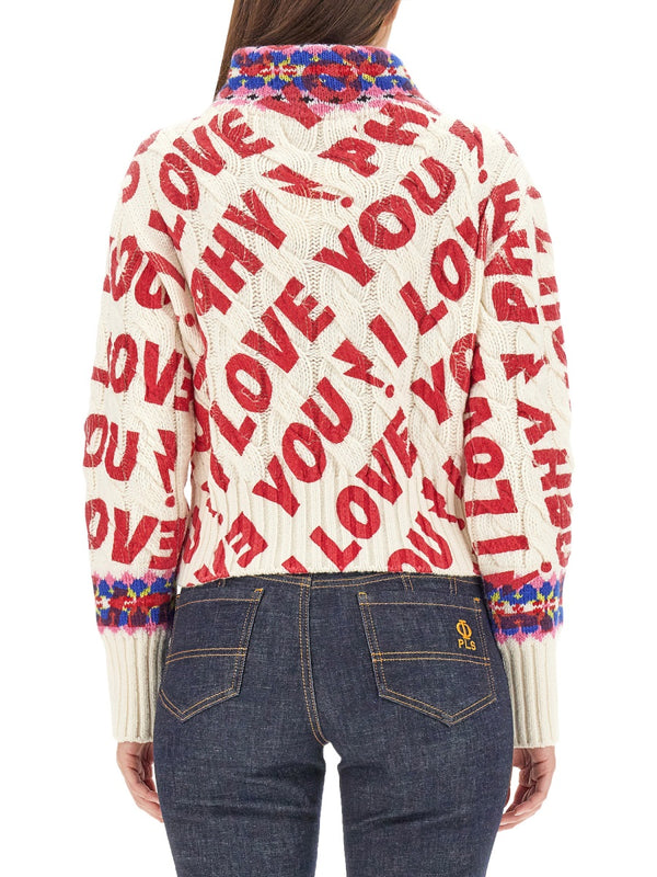 I Love You Philosophy Jersey Multicolour Wool Jumpers