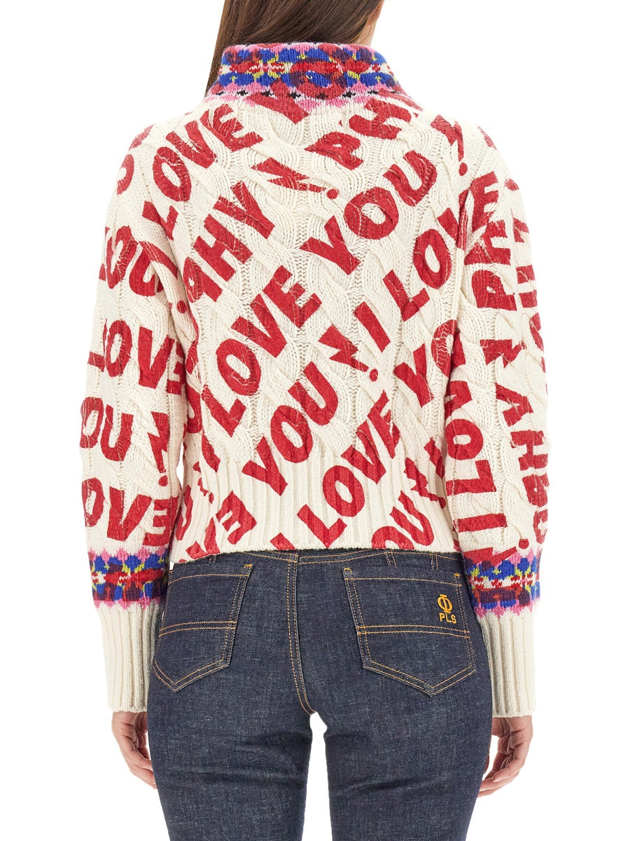 I Love You Philosophy Jersey Multicolour Wool Jumpers