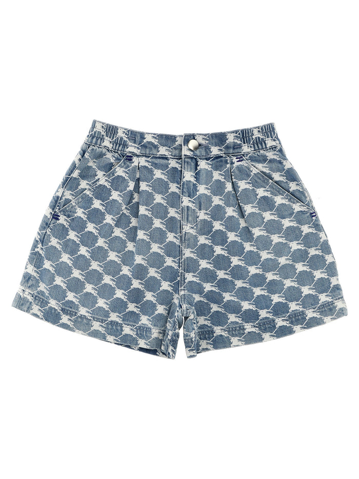 Nicoletta bermuda shorts Light Blue Cotton Bermuda