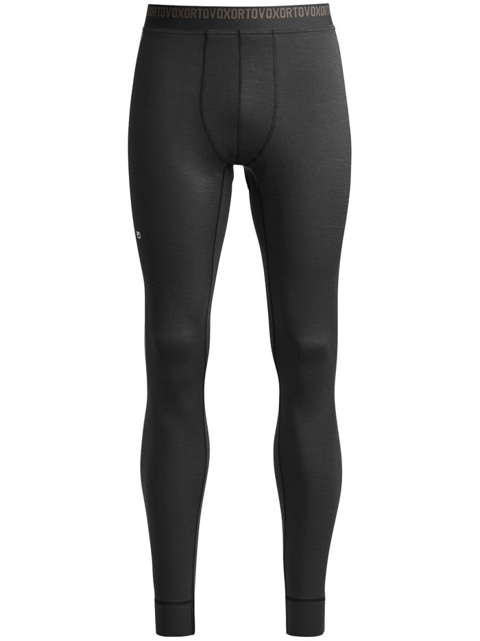 185 Rocknwool Long Pants Black Pantaloni