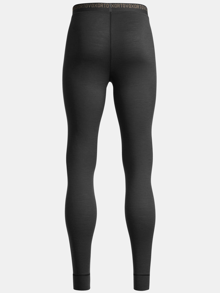 185 Rocknwool Long Pants Black Pantaloni