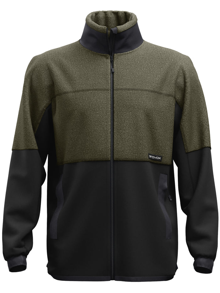 Fleece Teddy Jacket Green Giacca