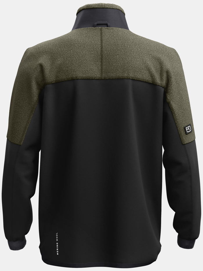 Fleece Teddy Jacket Green Giacca
