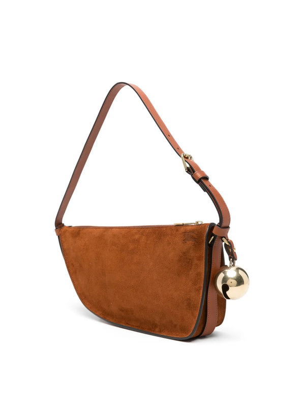 Burberry Bos Taurus Suede shoulder bag in brown