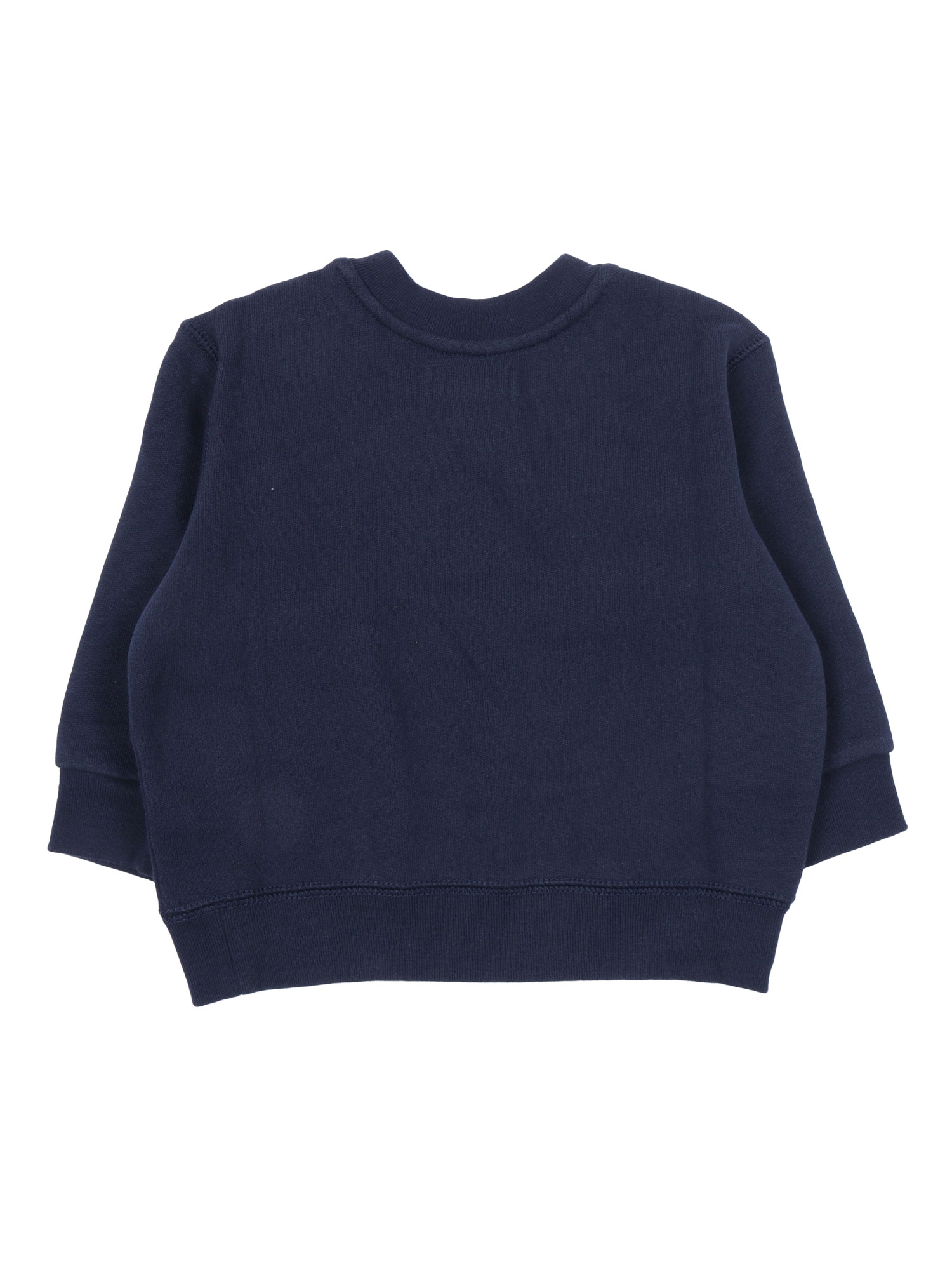LS CN-TOPS-KNIT Blue Cotton Polyester Sweatshirt