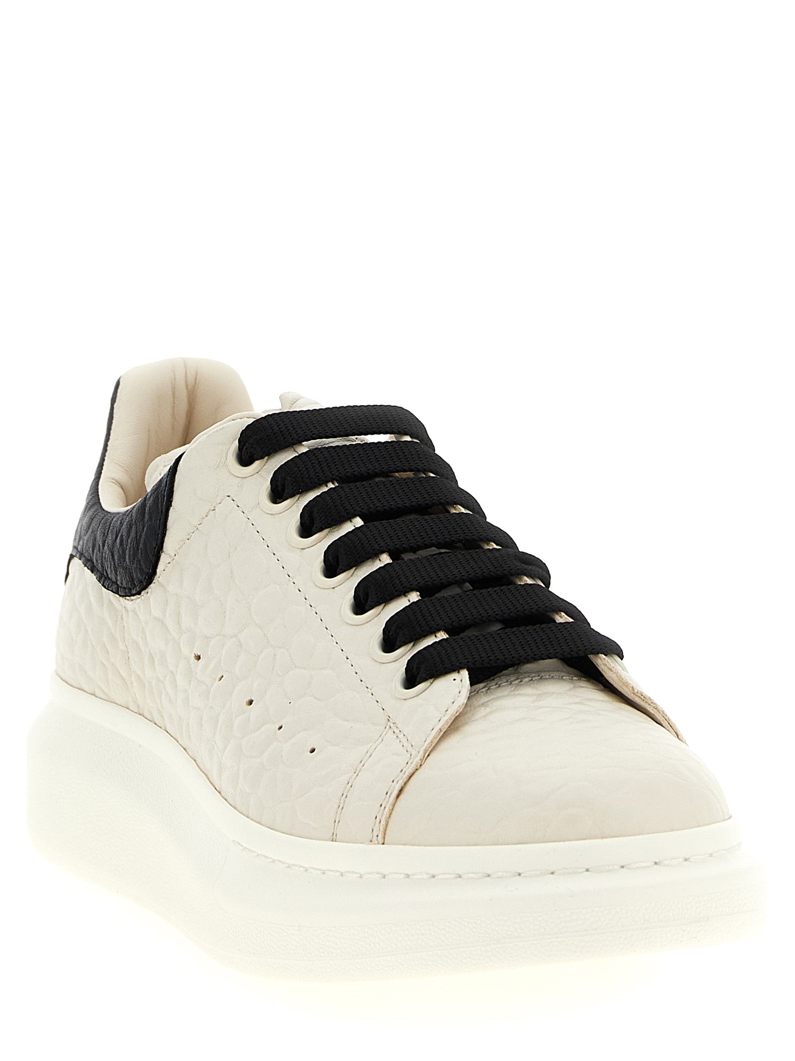 Larry sneakers White/black Lamb Leather (ovis Aries)