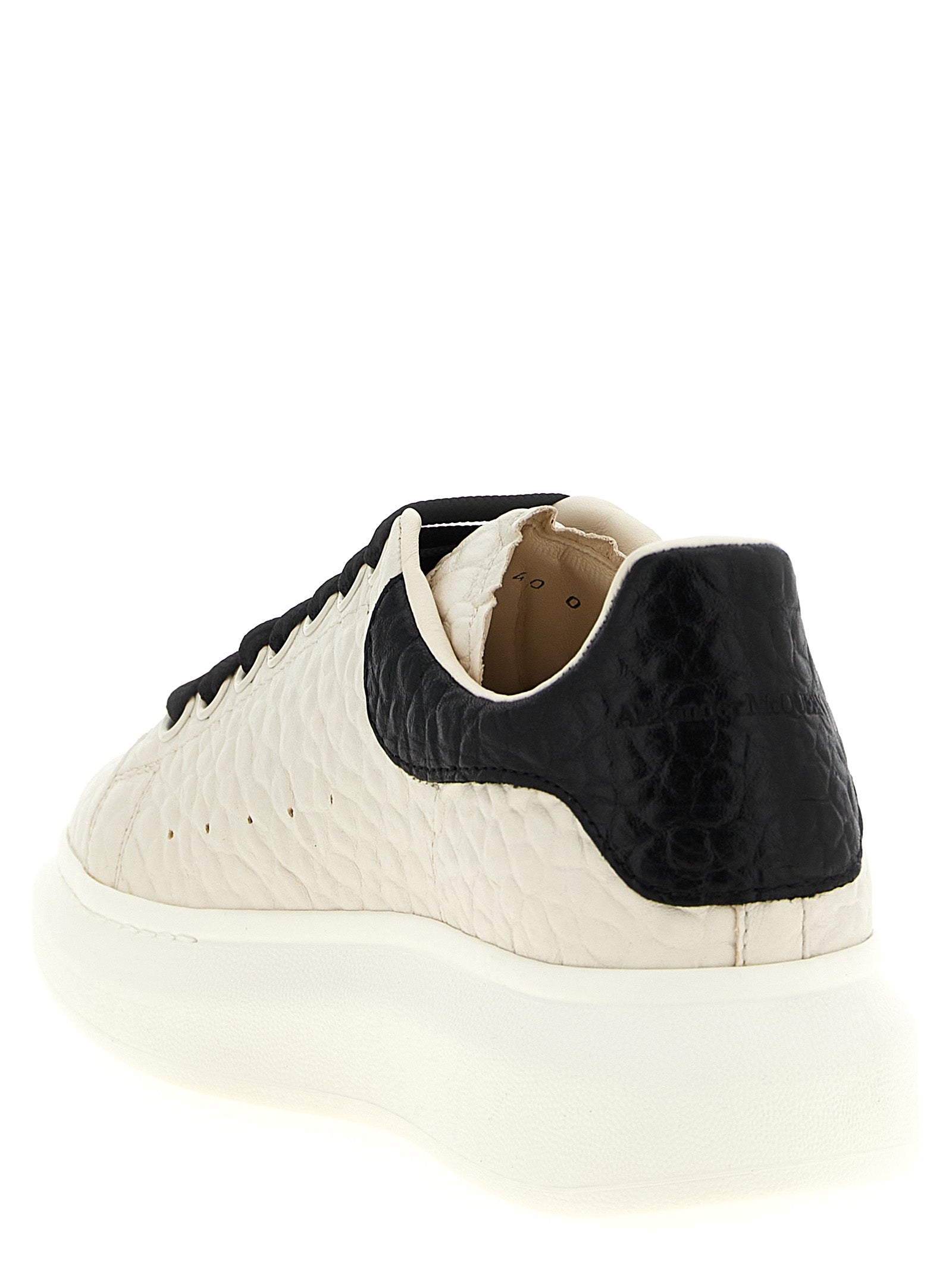 Larry sneakers White/black Lamb Leather (ovis Aries)